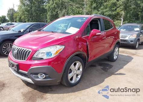 2015 Buick Encore Leather из США, поврежденный, VIN KL4CJGSB9FB049075